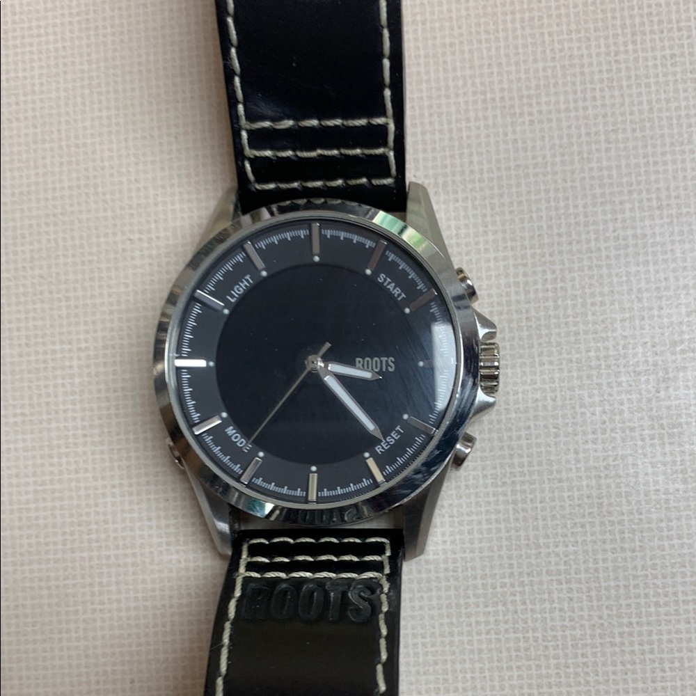 Roots Black and Silver Men's Watch